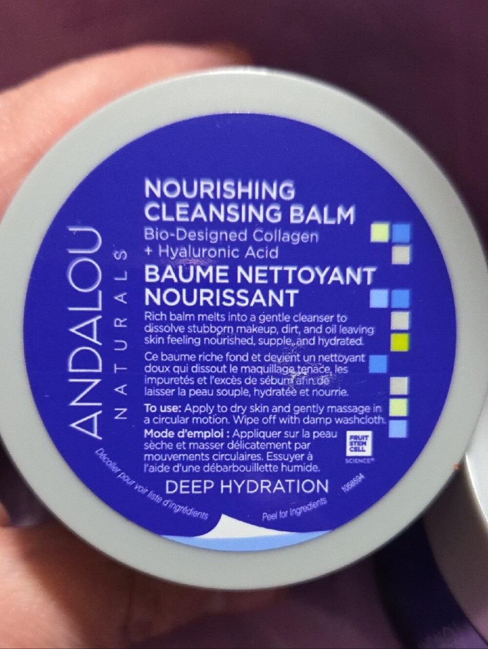Andalou Naturals Nourishing Cleansing Balm - Deep Hydration
